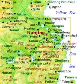 Image:Nanjing Area - Lower Yangtse Valley & Eastern China Map.jpg